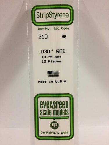 0.030 ROD EVERGREEN (10)